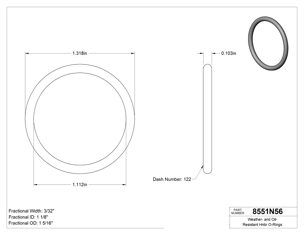 Technical drawing - 8551N56